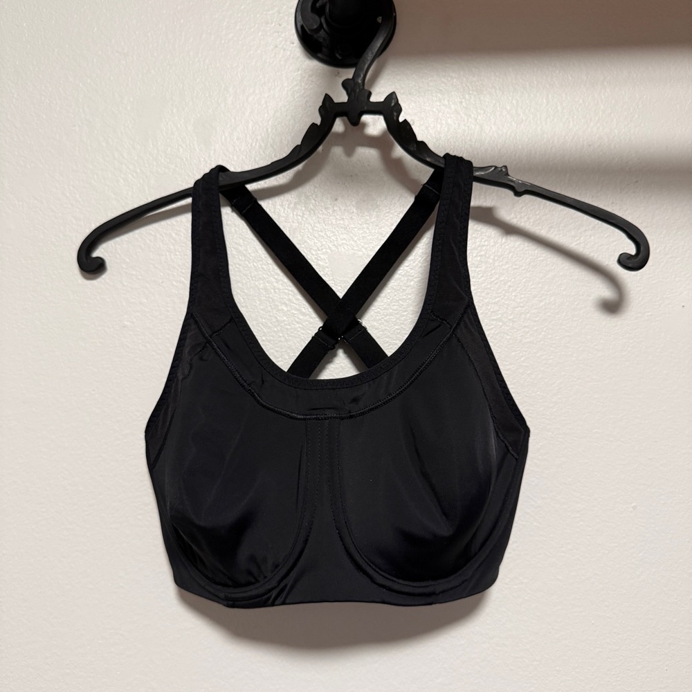 black athleta bra